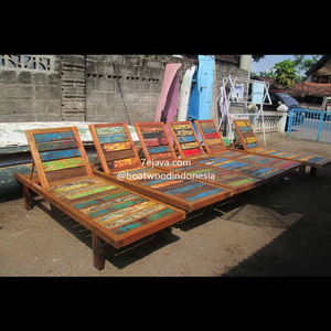 Recycled Boatwood Lounger